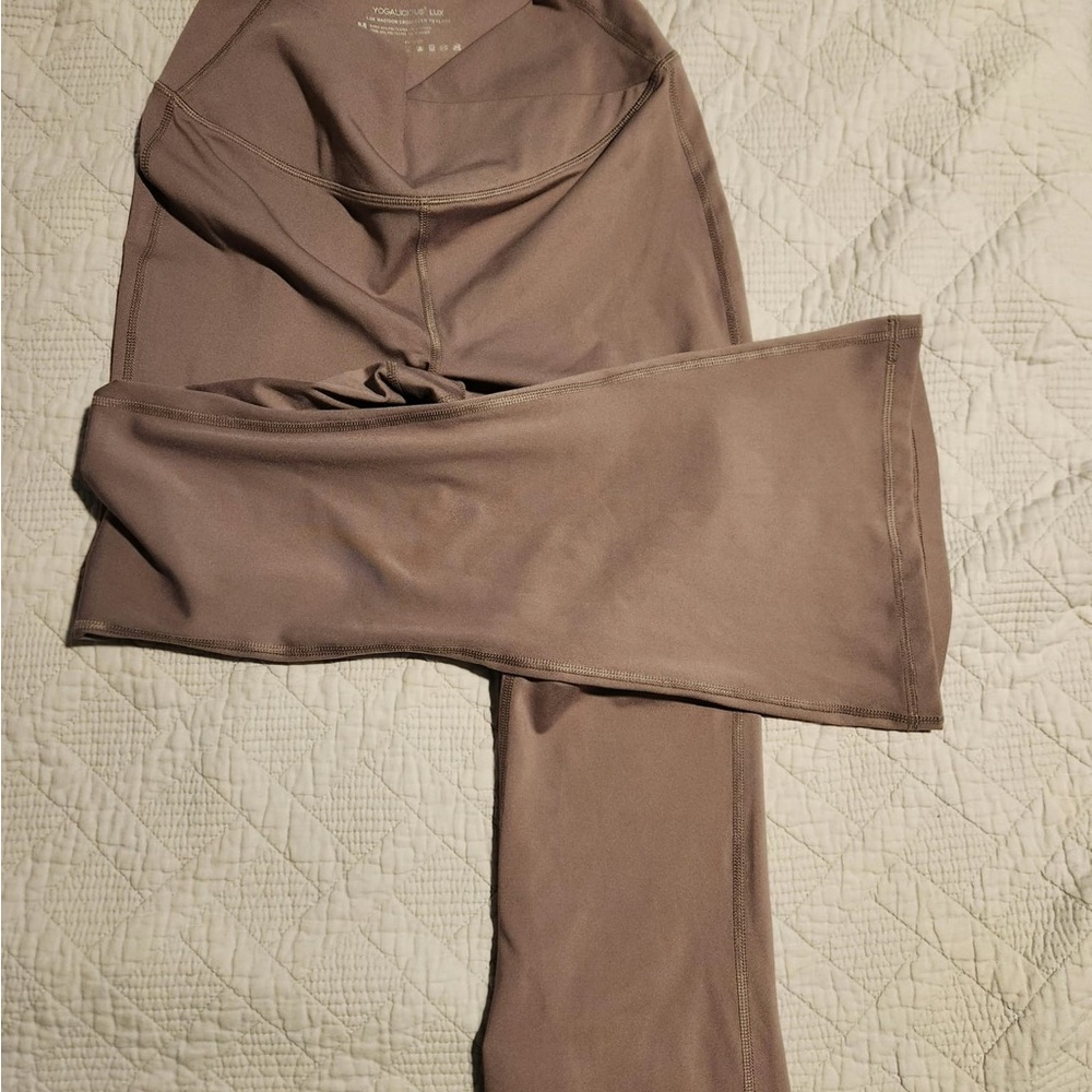 Lux Taupe Yoga Pants